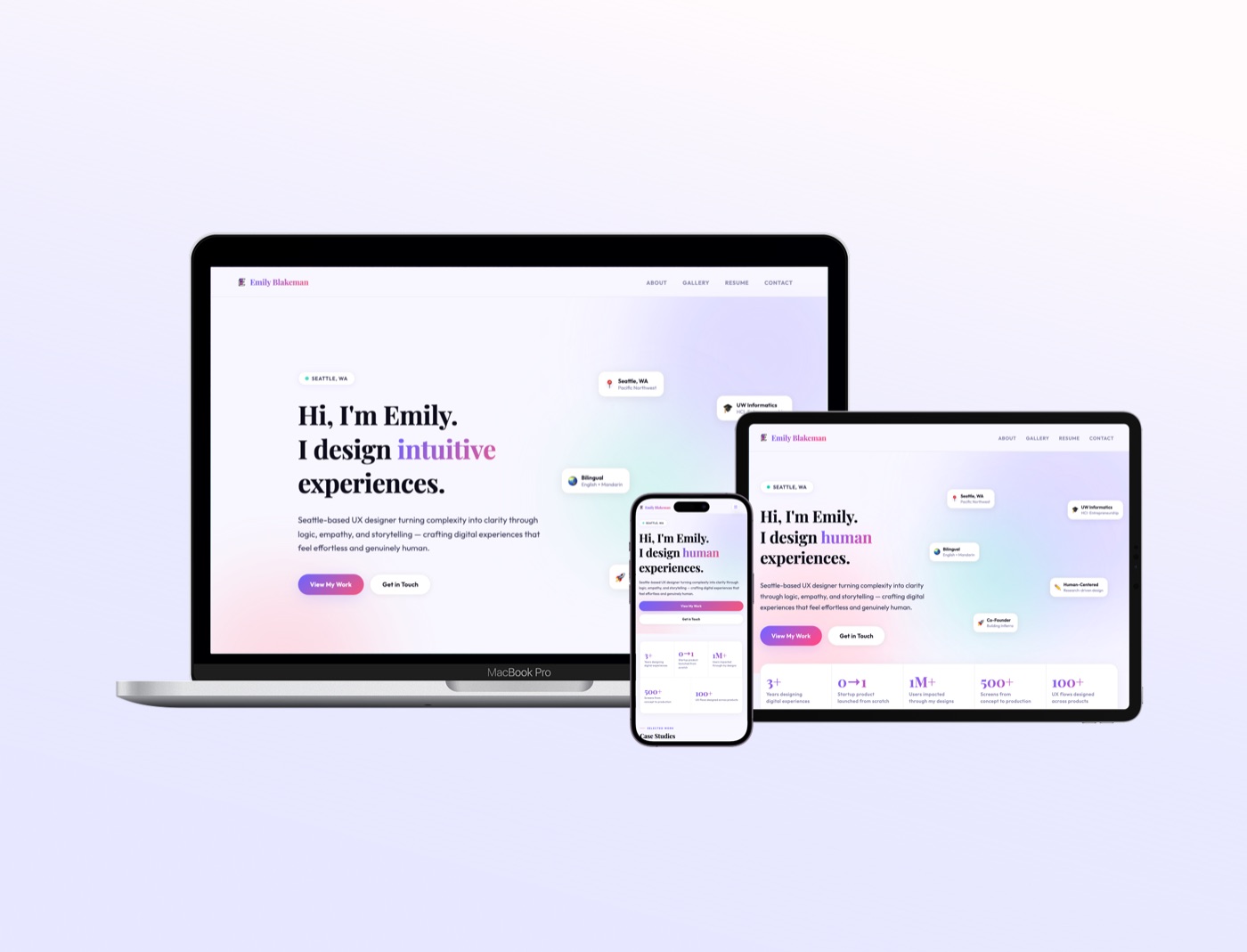 Portfolio screenshot